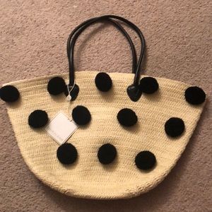NWT Shiraleah Large Woven Tote Bag